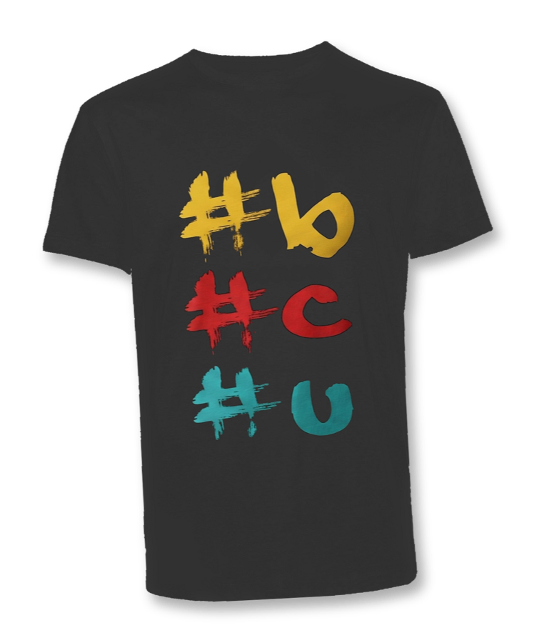 #BCU tee, black